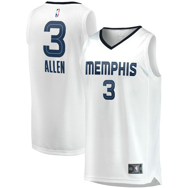 Maillot Memphis Grizzlies Homme Grayson Allen 3 Association Edition Blanc